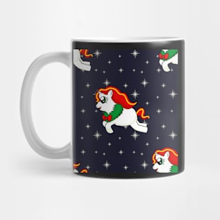 Flying Christmas Unicorn Mug